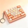Creative Style Decompression Button Toy Cute Design Keyboard Keychain  Accessories Gift