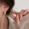 2025 Trendy French Retro Earrings: High-End, Luxurious, Irregular Design for Women