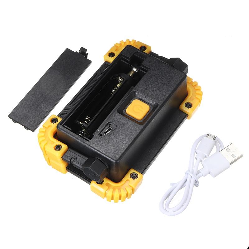 Портативный светодиодный фонарик 100 Вт 1800 лм супер яркий светодиодный рабочий светильник прожектор USB перезаряжаемый для ремонта автомобиля уличная лампа для кемпинга