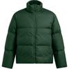Limitless Solid Color Zip Collar Warm Bread Down Jacket Men Jacket Forest-Green 1384643-301