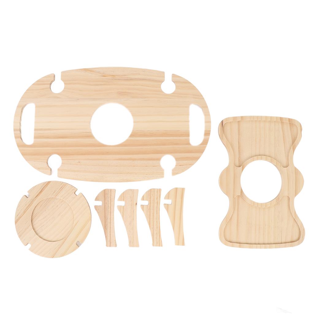 Portable Wine Picnic Table Wooden Beach Picnic Table Foldable Wine Desk for Camping Beach Parties