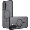 Smoke case for Samsung Galaxy A27 5G, Matte Case, for MagSafe, black frame