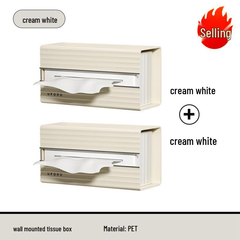 Роскошная настенная коробка для туалетной бумаги: Пластиковый дизайн без перфорации для дома