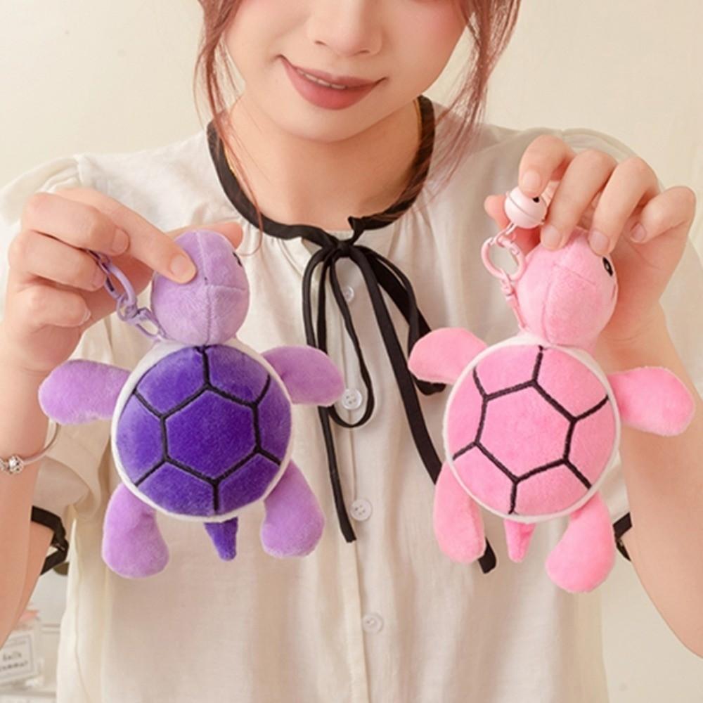 Stuffed Turtle Plush Pendant Bag Hanging Turtle Plush Toy Keyring Birthday Gift