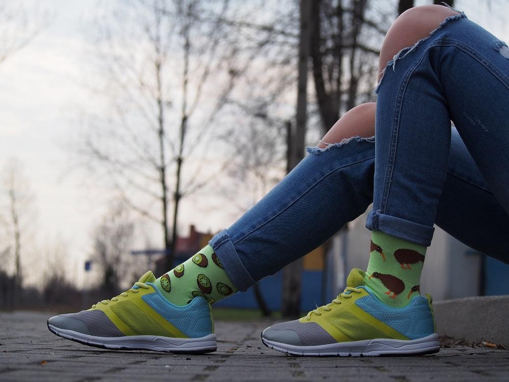 Киви - разноцветные носки 40-43