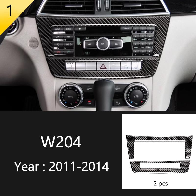 Для Mercedes Benz C Class W204 C180 C200 C260 автомобильная панель окна двери из углеродного волокна полоса защитная отделка наклейка аксессуары