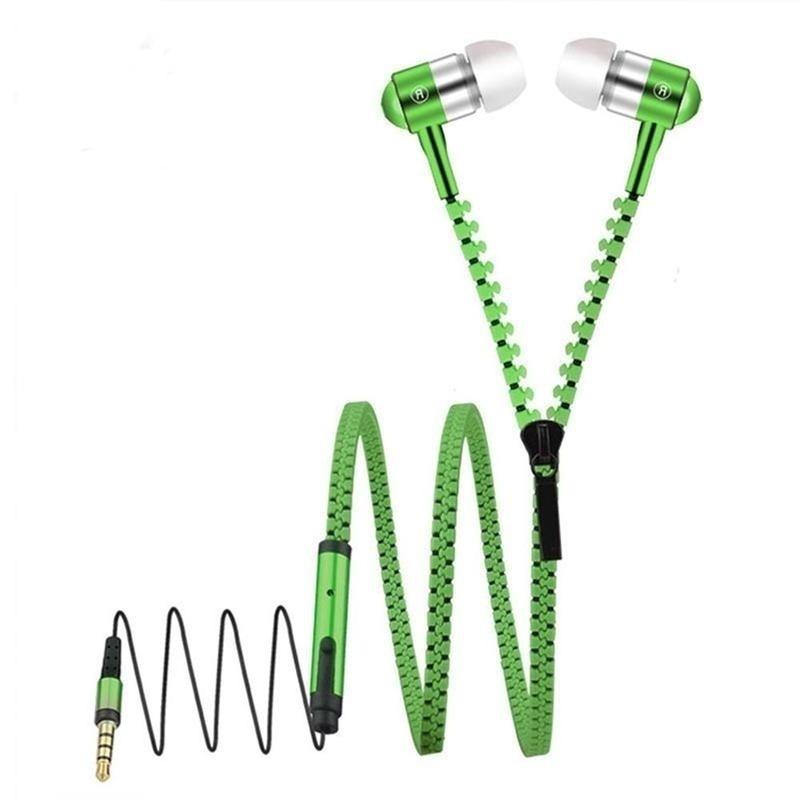 3,5 мм наушники-вкладыши на молнии СТЕРЕО наушники гарнитура + микрофон наушники крутые