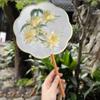 Handheld Chinese Style Fan with Pendant Silk Fan Classical Embroidery Fan  Chinese Wedding