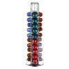 360 Degree Rotatable Coffee Capsules Holder Plating Coffee Capsule Rack Tower  Coffee Tools