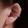 1 шт. унисекс клипса на ухо манжета серебряная не прокалывающая ушная пряжка новая циркониевая серьга гвоздик для женщин