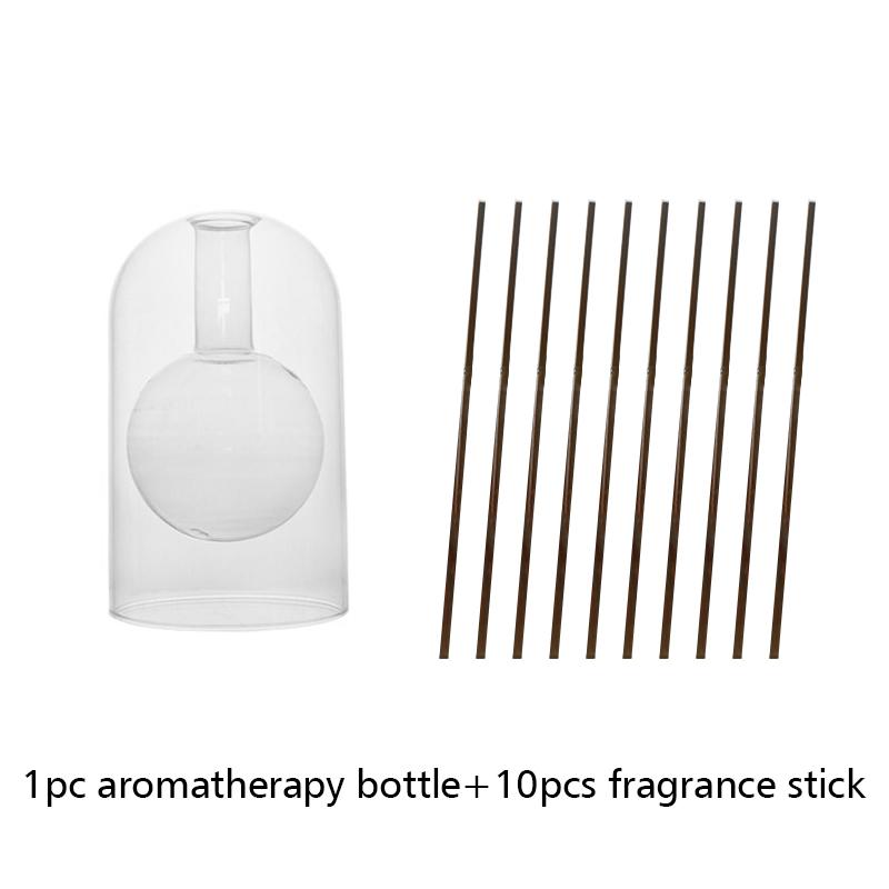 Стеклянная бутылка диффузора для ароматерапии Красочная двухслойная бутылка для ароматерапии