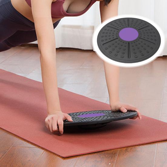 Балансировочная доска Массажный контактный дизайн Противоскользящая Круглая форма Формирование тела Фитнес Скручивание талии