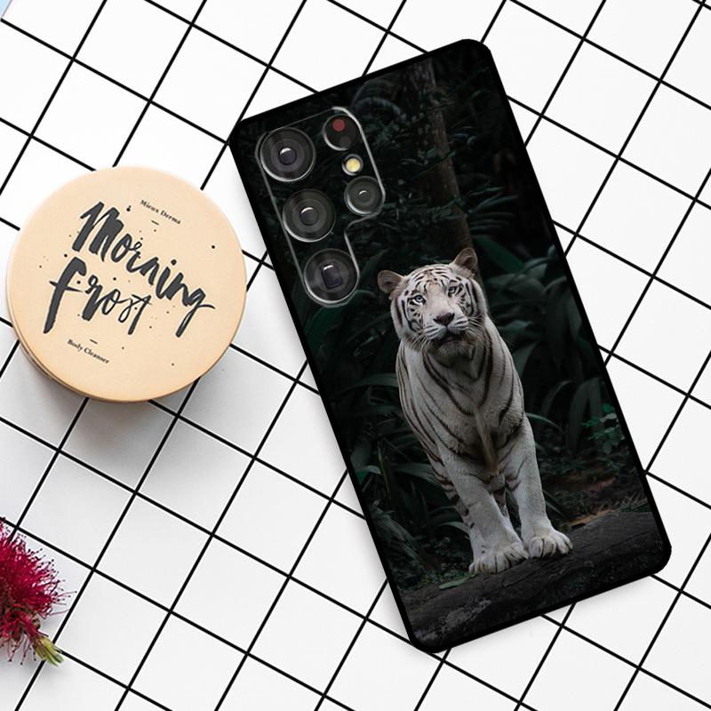 Чехол с животным тигром для Samsung Galaxy S25 Ultra S23 S22 S21 S20 S24 Ultra S9 S10 Plus S25 FE Чехол для телефона