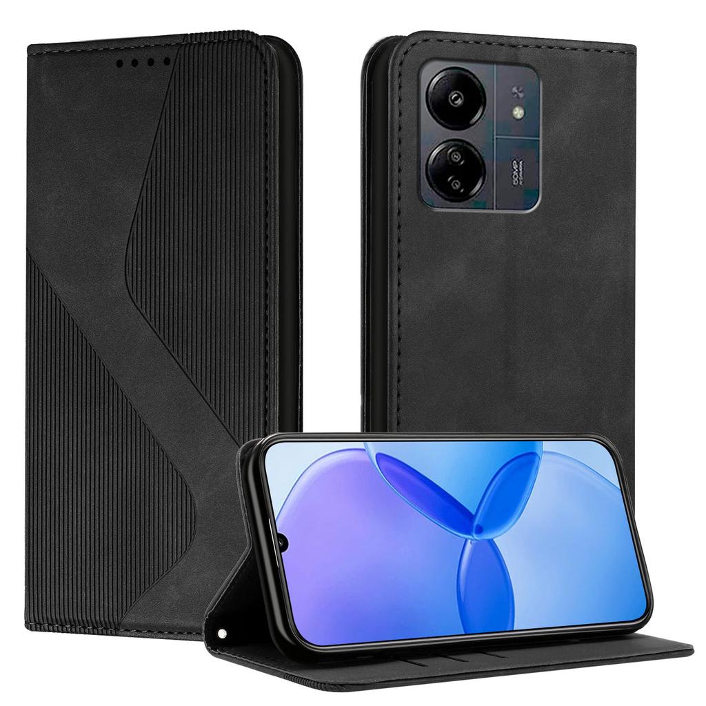 Magnetic Leather Wallet Flip Case for ZTE Blade A33S A34 A35 A53 Pro A54 A73 A75 V40 V50 V60 Vita 4G 5G Cover | S LINE Design