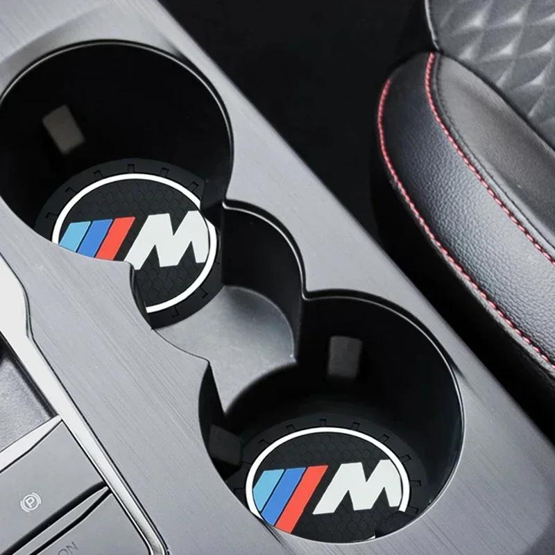 2025 E46 Для автомобиля BMW Противоскользящая подставка под стакан Антишумовая подкладка под стакан для воды Стиль автомобиля Для BMW E46 E39 E90 E60 E36 F30 F10 E34 E30