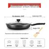 Non-stick Medical Stone Frying Pan for Omelettes, Pancakes, and Steaks - Suitable for Induction and Gas Stoves
