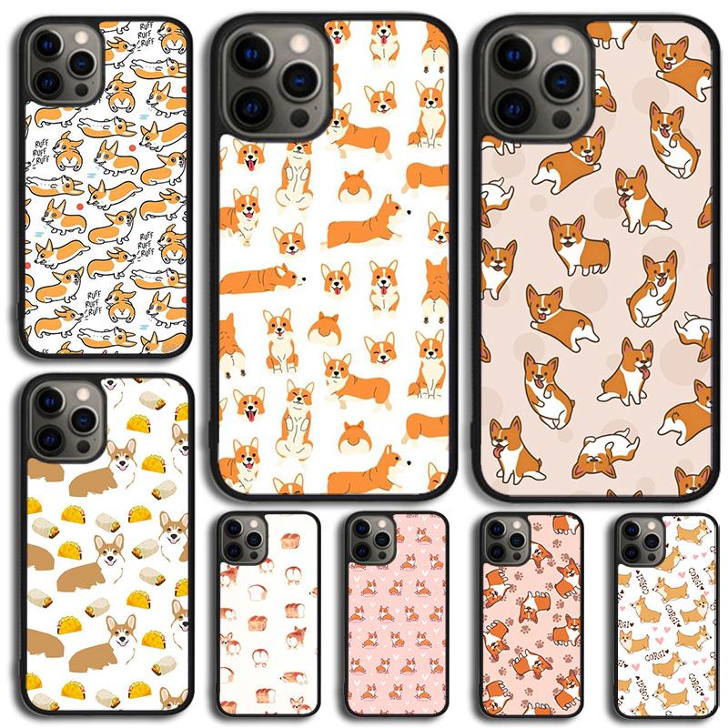 Чехол для телефона CUTIE CORGIS для Samsung Galaxy S10 S22 S23 S24 Note 10 20 Lite S20 Plus S21 Ultra Задняя крышка