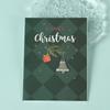 Christmas Greeting Card Creative Folding Gratitude Blessing Message Small Card Children's Birthday Invitation  6 In 1 Sets YNH-2202