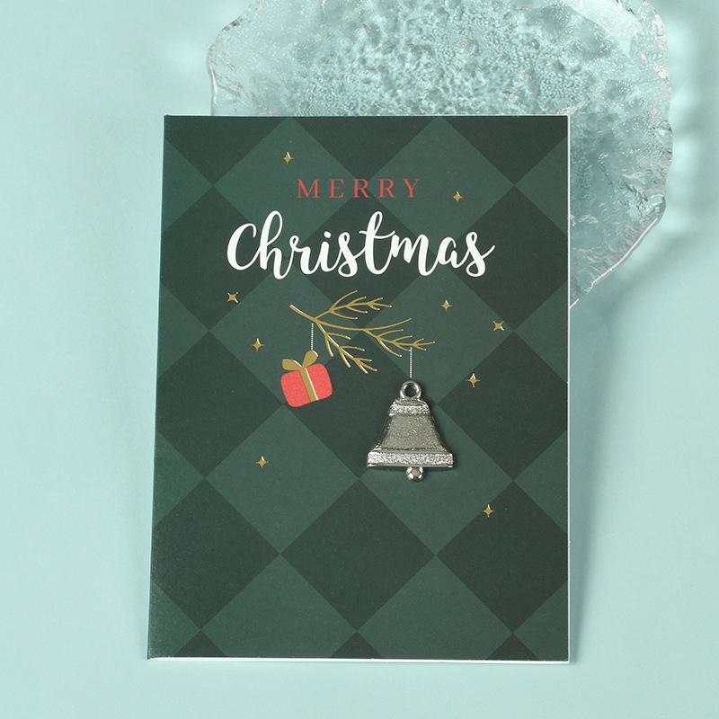 Christmas Greeting Card Creative Folding Gratitude Blessing Message Small Card Children's Birthday Invitation 6 In 1 Sets YNH-2202