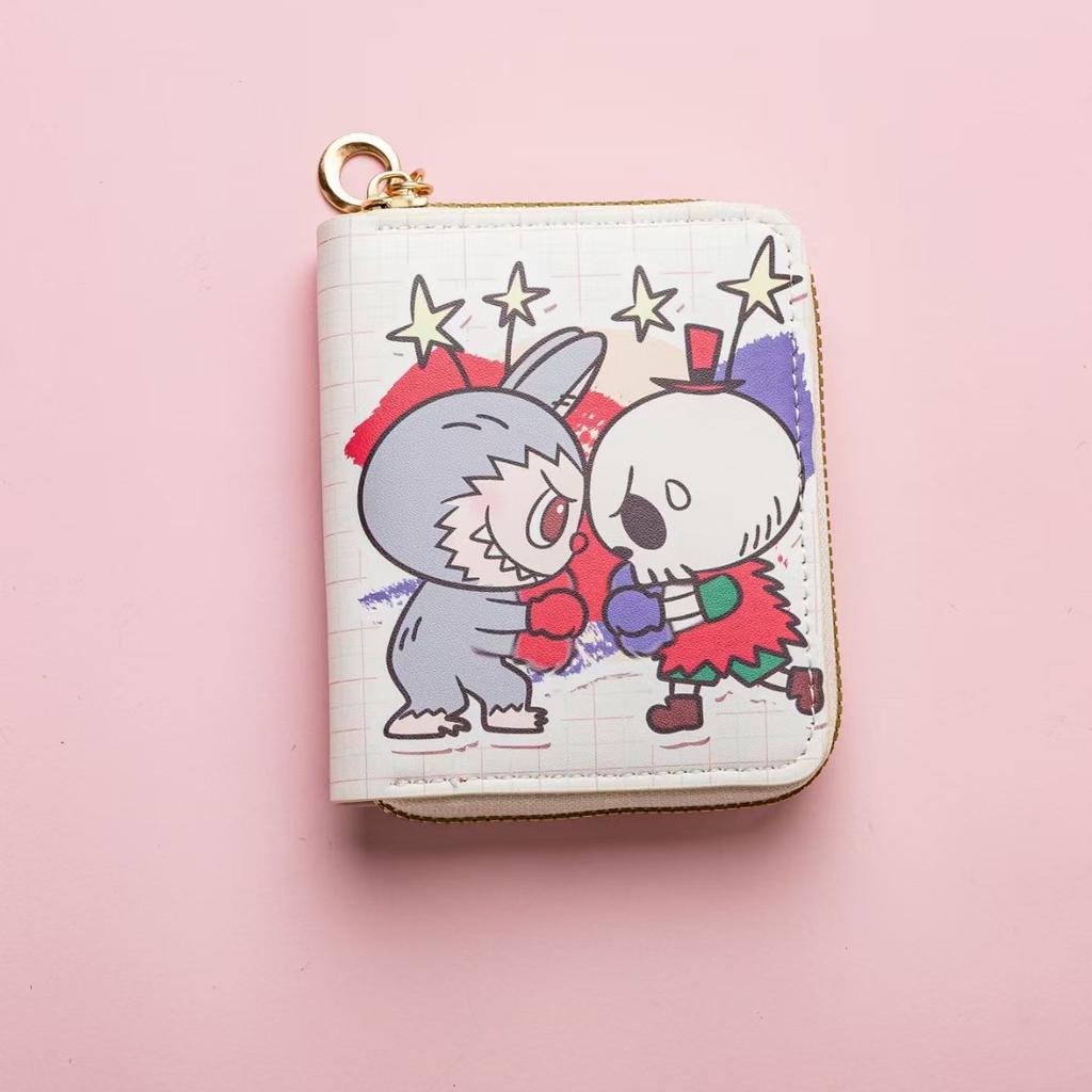 Small Wallet Short Kabibara Folding Card Bag Student Small Multi-ID Wallet