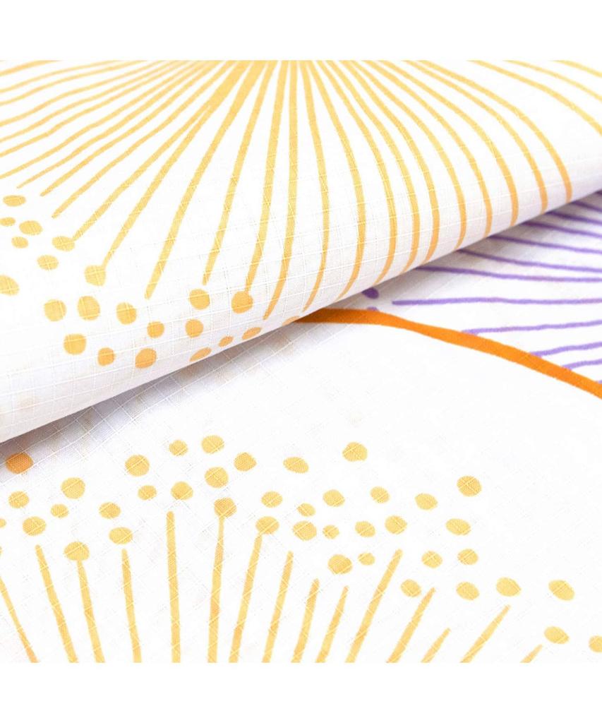 Комплект юката для девочек Junior Retro C Change Weave, комплект из 2 предметов Heiko Girls Hanaso [KYOETSU] (Юката, Оби) (130см, 3. Мияби)