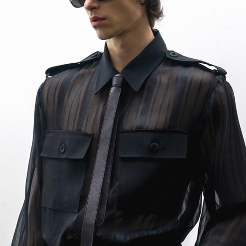 UNTAGE Кожаный галстук[Стандартный(UNISEX)]_UTA-FA22