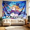 Custom Name Personalized Genshin Impact Print Tapestry, Wall Art Decor, Bedroom, Dorm, Apartment, LivingRoom, Party Backdrop, Gift for Birthday