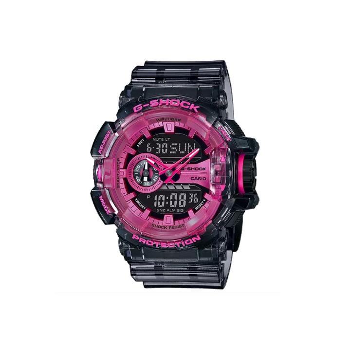 Casio Мужские часы с двойным дисплеем (жидкокристаллический/аналоговый) Серия 57 мм Черные GA-400SK-1A4DR GA-400SK-1A4DR