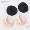 Five-Toe Invisible Forefoot Pads for High Heels, Cuttable Thin Sponge Half-Sole Socks for Women