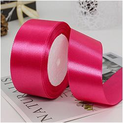 100% Polyester Single Face Satin Ribbon Roll 38 mm 1.5 Inch Custom Printed for Decoration and Wrapping