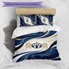 FC Zürich Printed 3PCS Bedding Set Breathable Duvet Cover with Pillowcases Decorative Bed Linen for Bedroom Home
