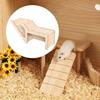 Hamster House and Habitat Small Pet Castle Home Chew Cage Toy,Wood,Small Animal Hideout Hut Play Toy