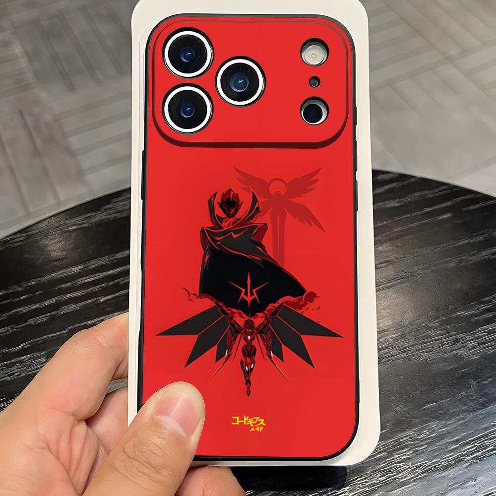 Аниме Логотип Code Geass Чехол для Телефона Для IPhone 17 Pro Max 16 15 14 Pro Max 13 11 X Xs Xr 8 7Plus Силиконовый Чехол