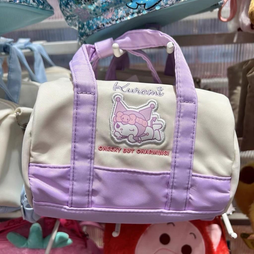 Большая нейлоновая сумка Kuromi Melody Cinnamoroll со шнурком для повседневного использования