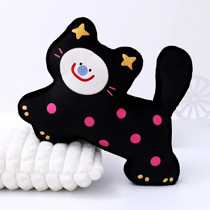 Funny Ugly Cat Soft Plush Toy Stuffed Animals Simulation Wave Point Cat Doll Sleeping Pillow Xmas Gift for Kids Girls