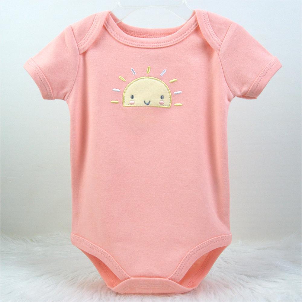 Боди для новорожденных из хлопка с треугольными чашечками для ползания