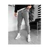 Men's Elastic Leg Boyfriend Jogger Jeans Denim Trousers