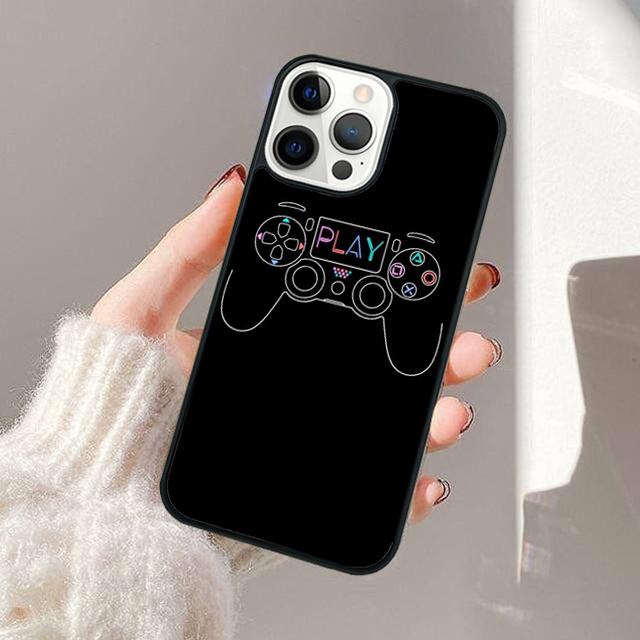 Чехол для телефона с геймпадом Для iPhone 17 Air 14 15 16 16e 13 12 Max Чехол Для Apple iPhone 17 Air 11 Pro Max Plus Coque