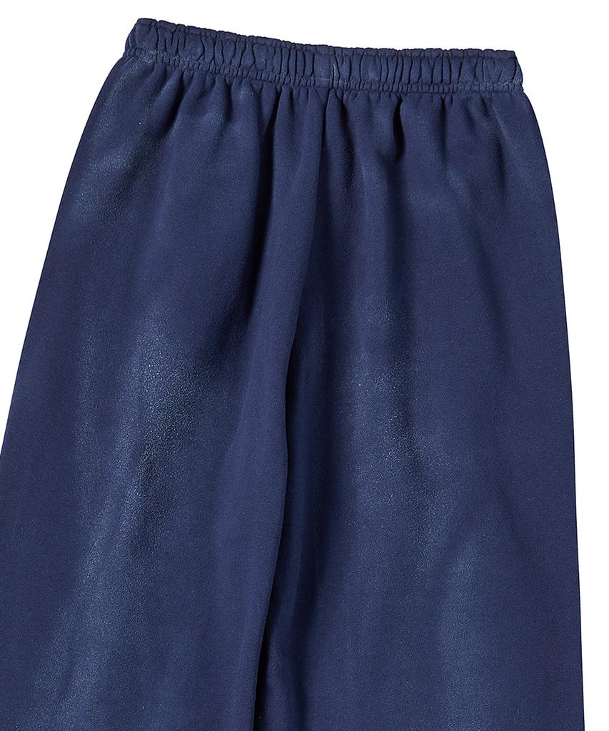 BEYOND CLOSET [Линия Коллекции] Брюки из джерси с одним арт-деталем, темно-синие