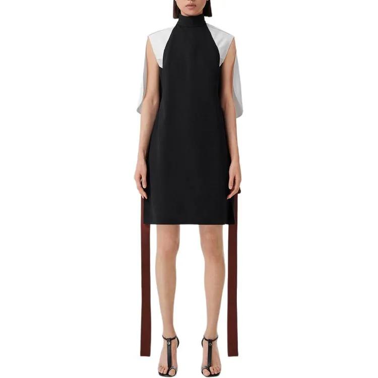 Burberry funnel-neck silk bib dress (Unisex) Camisoles 80544391