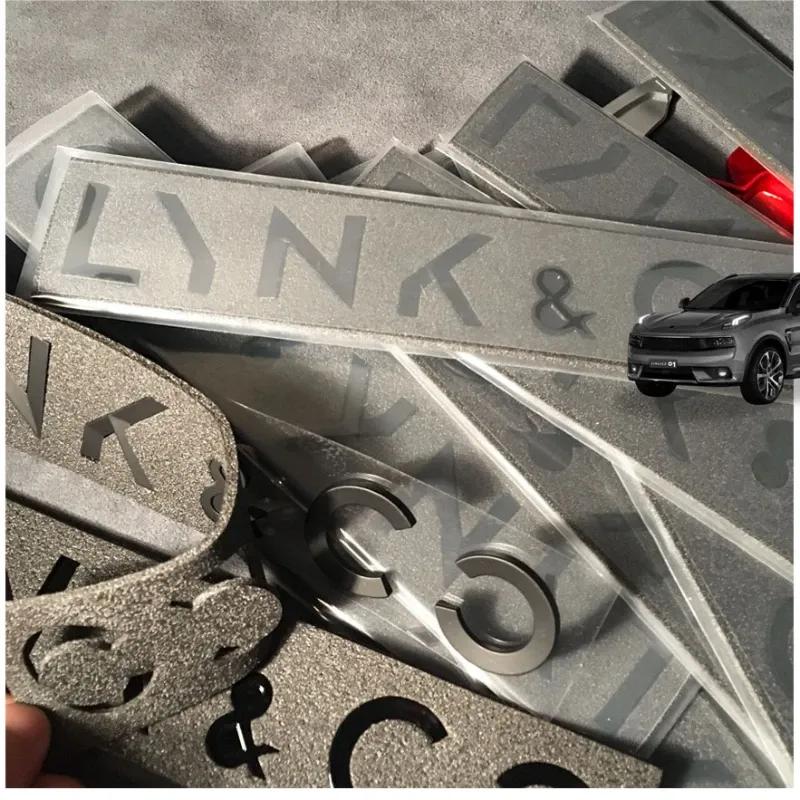 Для Lynk&Co 01 02 03 05 06 Черный и Английская Надпись на Задней Части Автомобиля Специальное Украшение Логотипа Автомобиля Модификация для