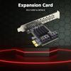 Карта расширения PCIe SATA III 6 Гбит/с SATA 3.0 на PCI-e 1X 4X 8X 16X Адаптер с кронштейном PCI Express на SATA 3.0 4-портовый