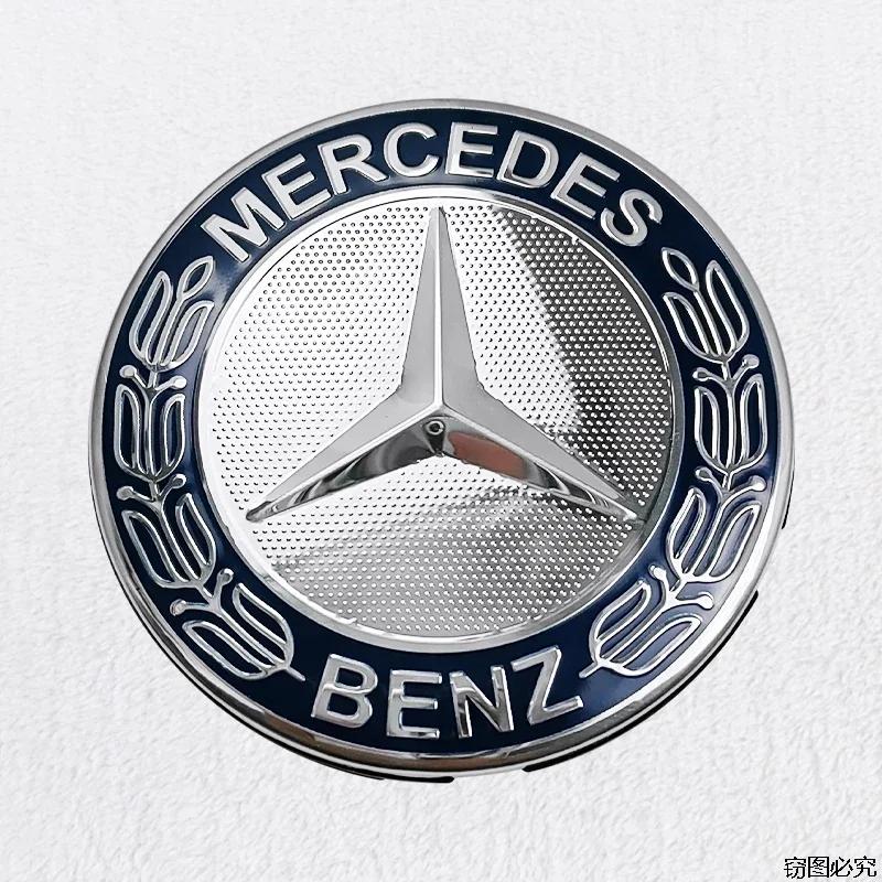 SUK3 New4 Pièces/ensemble 75mm Capuchons De Moyeu De Roue De Voiture Pour Mercedes Benz AMG Emblème GLA200 W203 W204 W205 W209 W210 W
