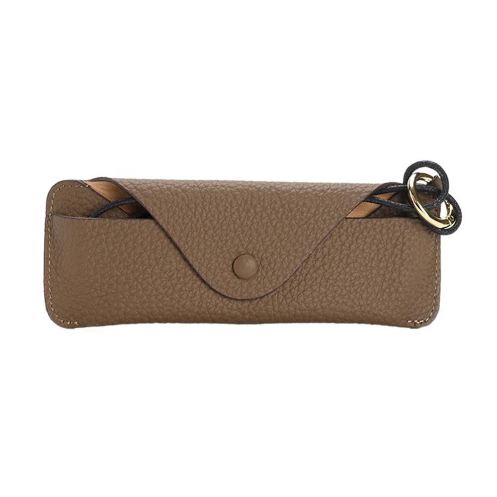 Коробка для хранения очков ручной работы Ретро Футляр для очков Футляр для очков из натуральной кожи Студент