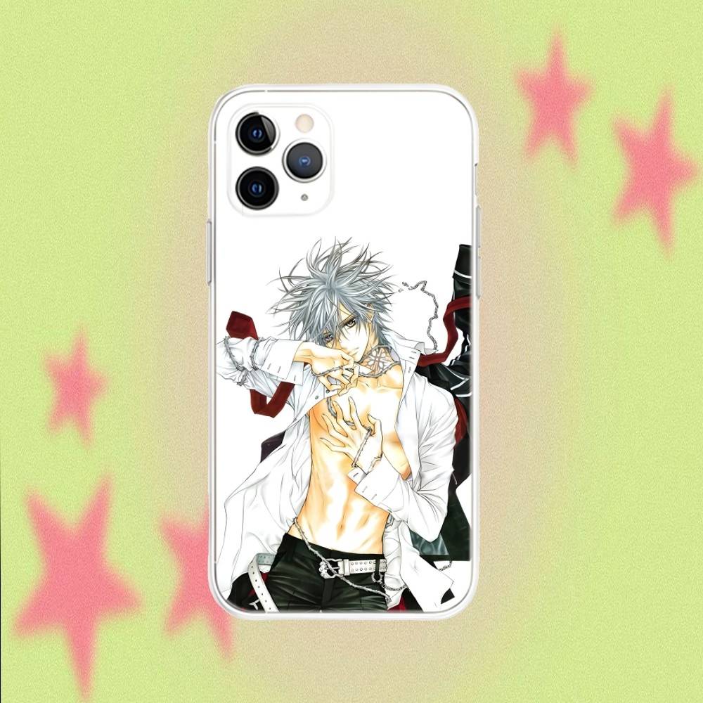 Чехол для телефона Vampire Knight Yuki Zero для iPhone 16,15,14,13,12,11 Pro,Max,Plus,X,XS,XR,SE,Mini Прозрачный Силиконовый Мягкий