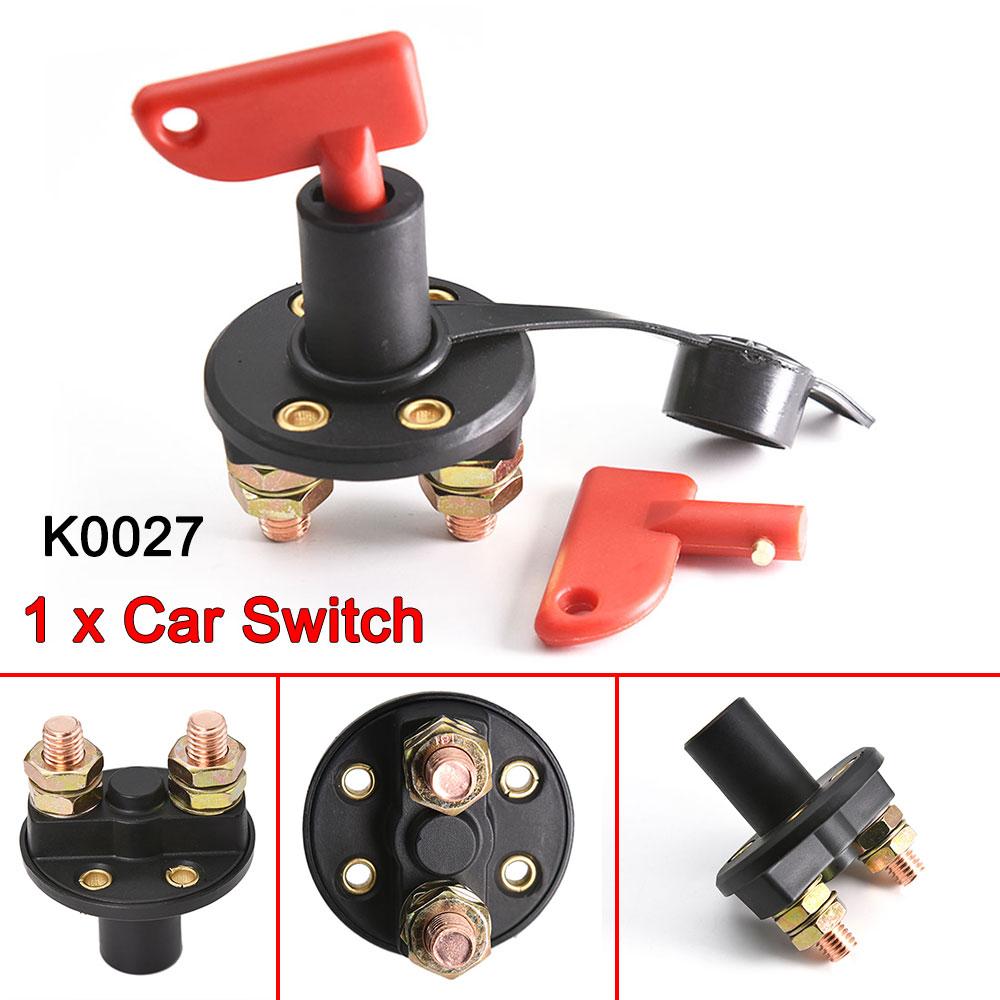 AD 12V Изолятор-отключатель основной клеммы аккумулятора Автомобильный выключатель питания для модифицированного автомобиля Выключатель питания аккумулятора автомобиля для грузовика