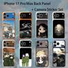 G-Girls Последний тур Жестяная эмаль Для iPhone 17pro/proMax Полный корпус Задняя крышка Наклейка Скин Цветная Задняя защитная наклейка Пленка