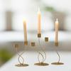 Набор из 3 железных подсвечников для ужина, Дня святого Валентина и свадеб