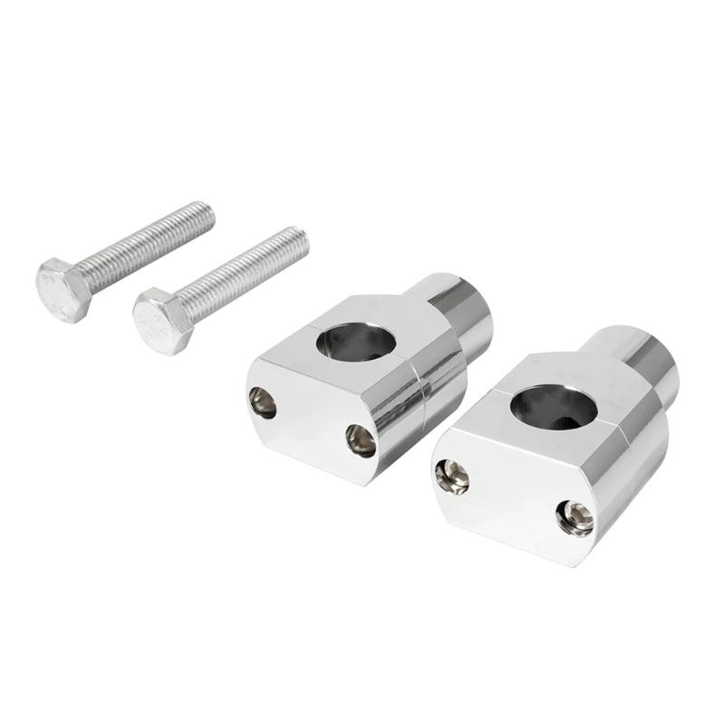 Motorcycles Handlebar Risers Clamp Mounting Mount Risers Aluminum 7/8" 1" Clamp