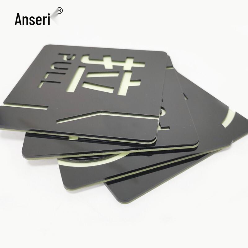 Светящаяся круглая табличка-ручка для двери Anserui